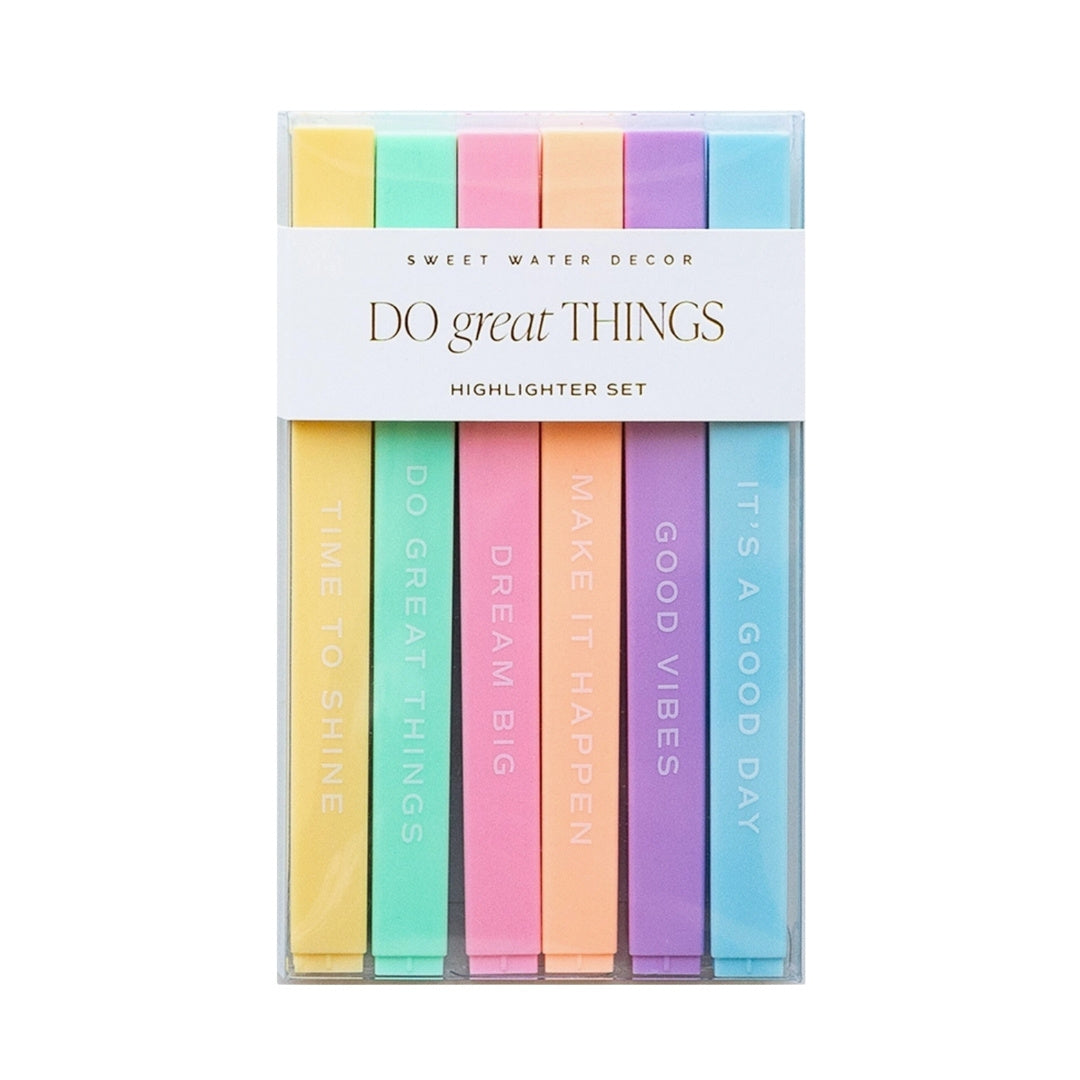 Do Great Things - Highlighter Set