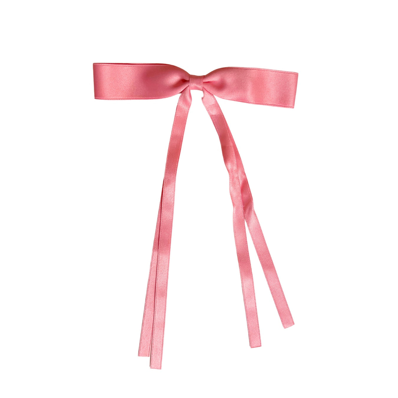 Medium Light Pink Bow Hair Clip