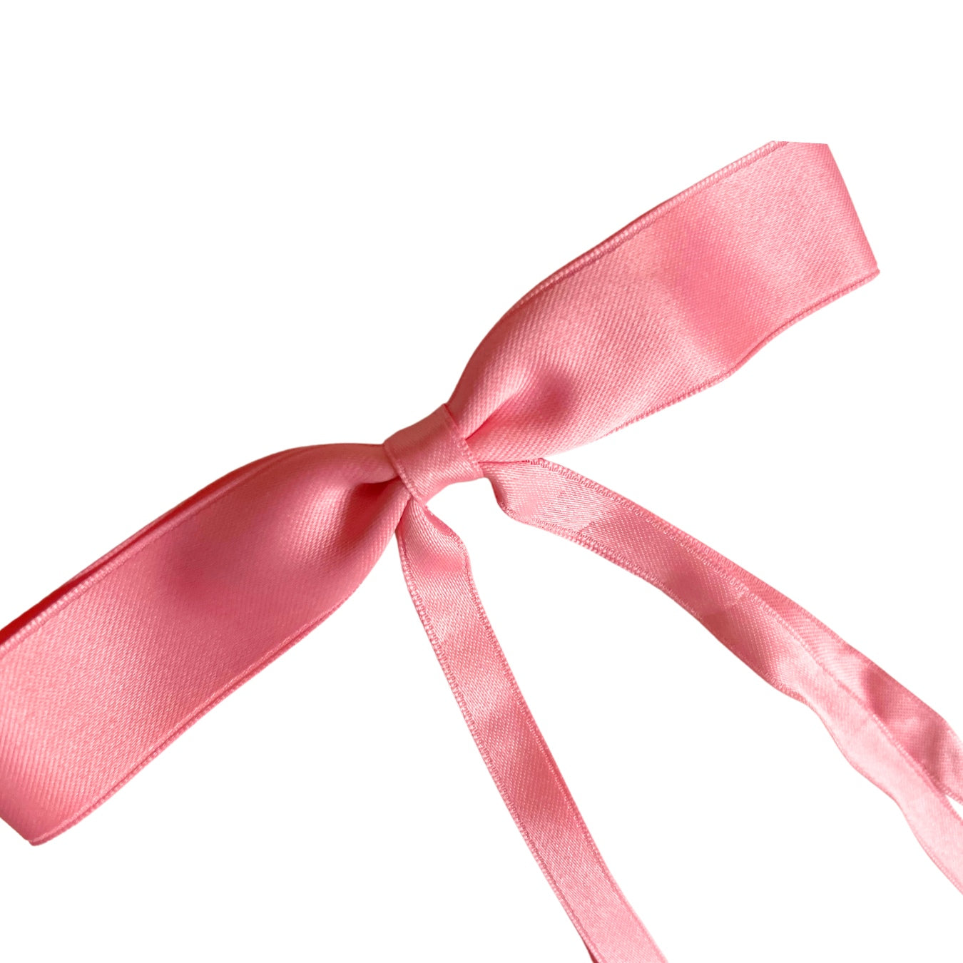 Medium Light Pink Bow Hair Clip