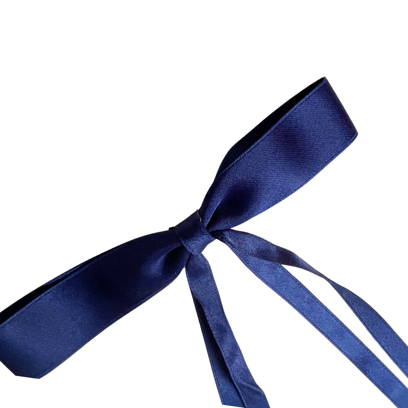 Medium Navy Blue Bow Hair Clip