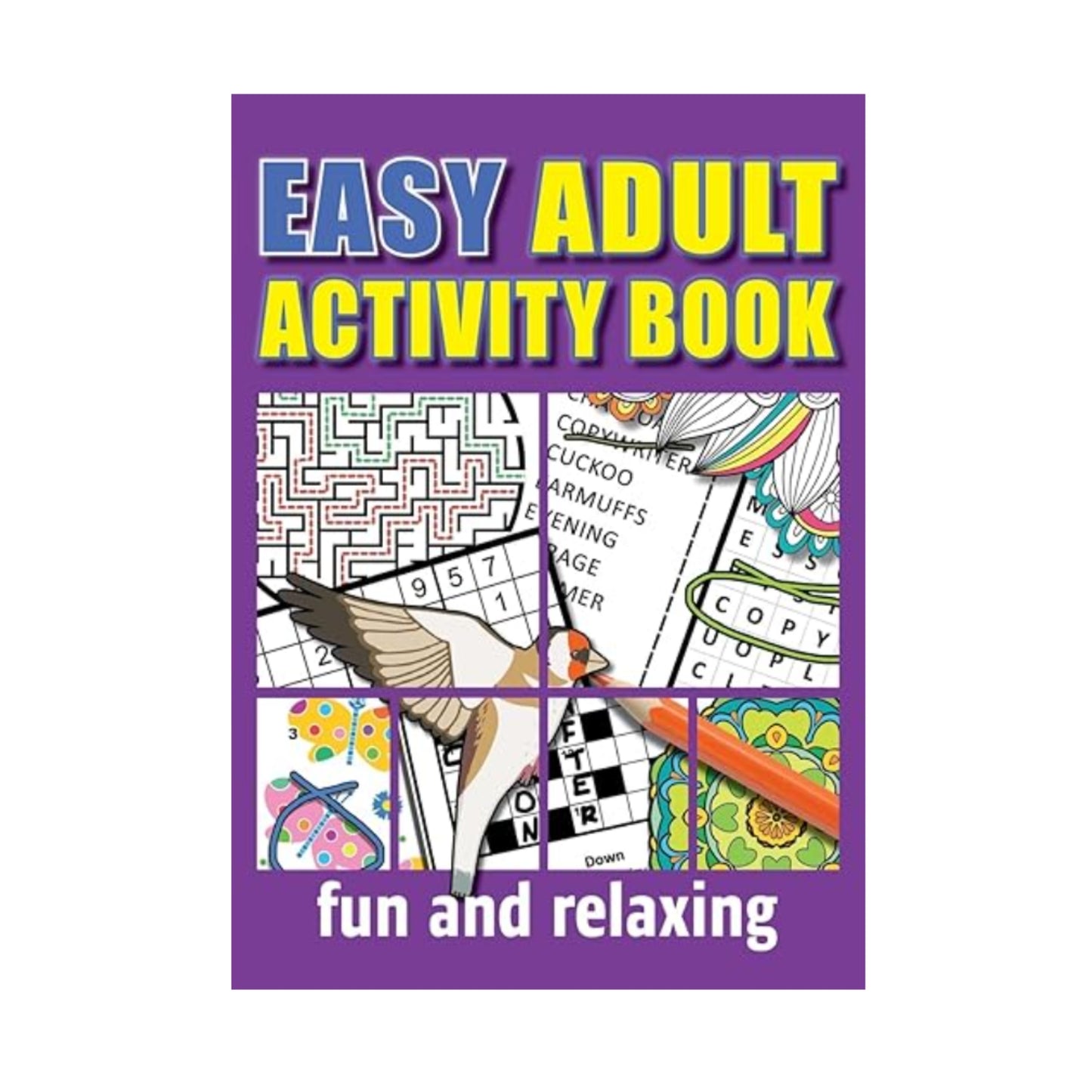 Easy Adult Activity Book